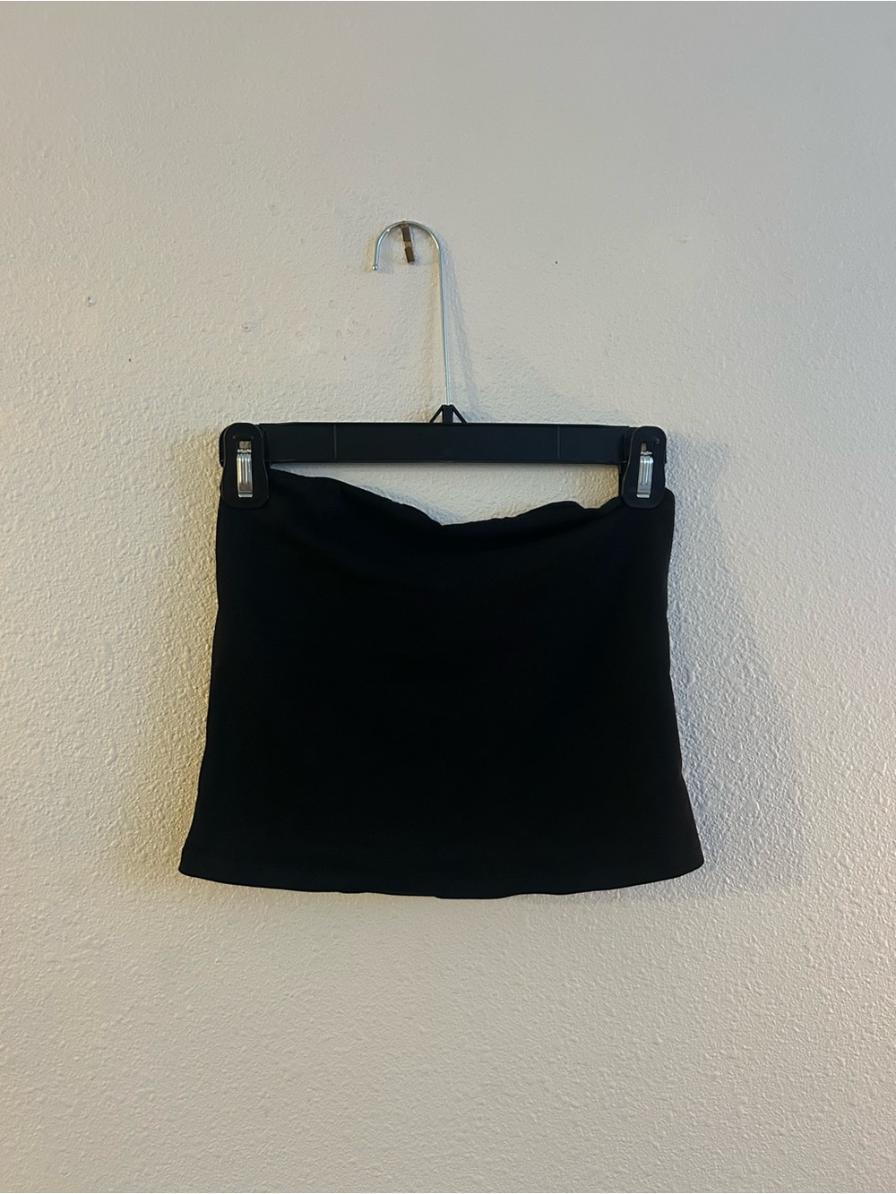 Free People Black Strapless Tube Mini Top